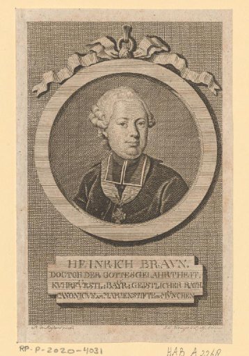 Portrait of Heinrich Braun
