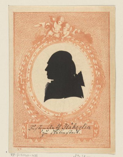 Silhouette portrait of Karl Friedrich Häberlin