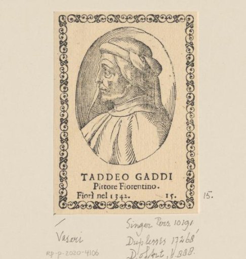 Portrait of Taddeo Gaddi