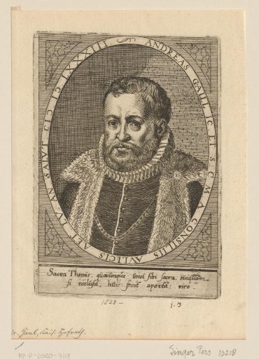 Portrait of Andreas Gaill at the age of 55