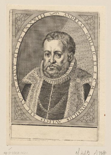 Portrait of Andreas Gaill at the age of 55