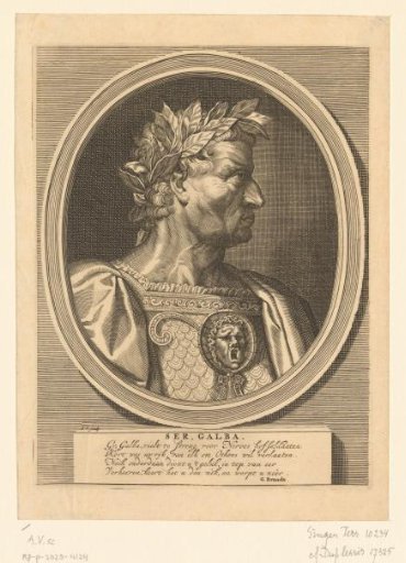 Portrait of Galba, Roman Emperor