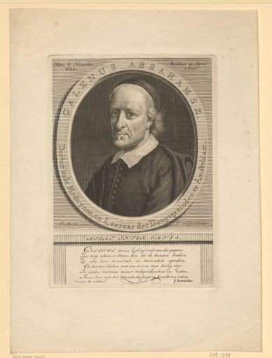 Portrait of Galenus Abrahamsz. de Haan