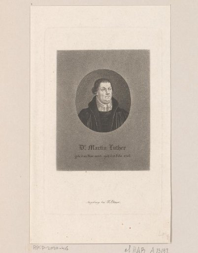 Portrait of Marin Luther
