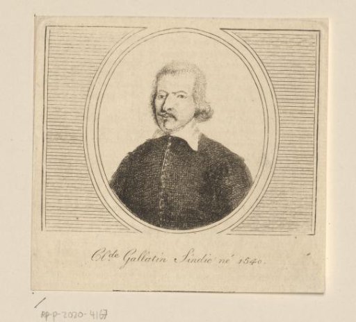 Portrait of Claude Gallatin