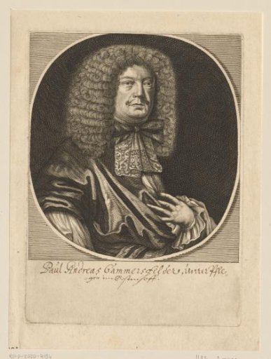 Portrait of Andreas Paul Gammersfelder
