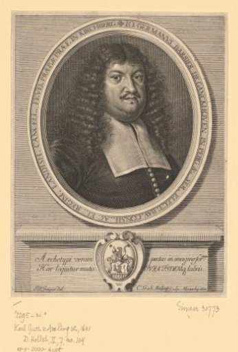 Portrait of Johann German Barbier von Gangkofen
