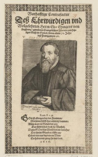 Portrait of Elias Ehinger