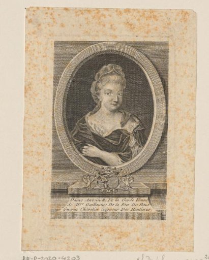 Portrait of Antoinette du Ligier de la Garde Deshoulières