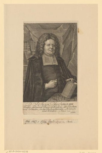 Portrait of Johann Dieckmann
