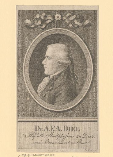 Portrait of August Friedrich Adrian Diel