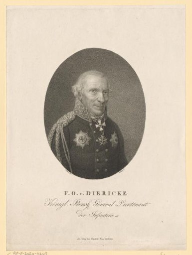 Portrait of Christoph Friedrich Otto von Diericke