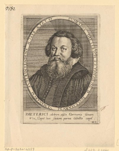 Portrait of Konrad Dieterich at the age of 65