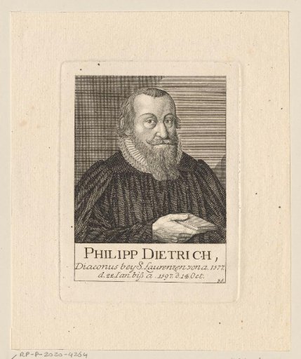 Portrait of Philipp Dietrich