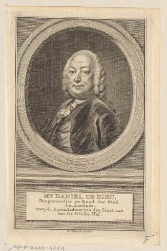 Portrait of Daniel de Dieu