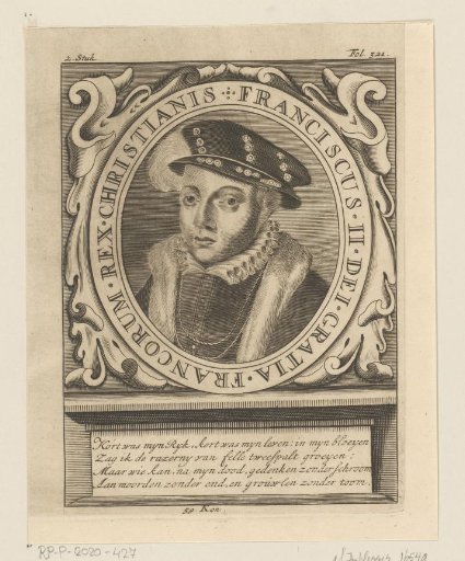Portrait of Francis II, King of France