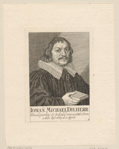 Portrait of Johann Michael Dilherr