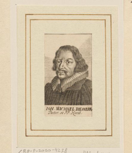 Portrait of Johann Michael Dilherr