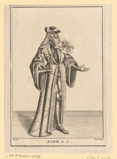 Portrait of Dirk I, Count of Holland