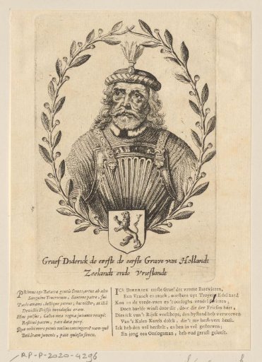 Portrait of Dirk I, Count of Holland