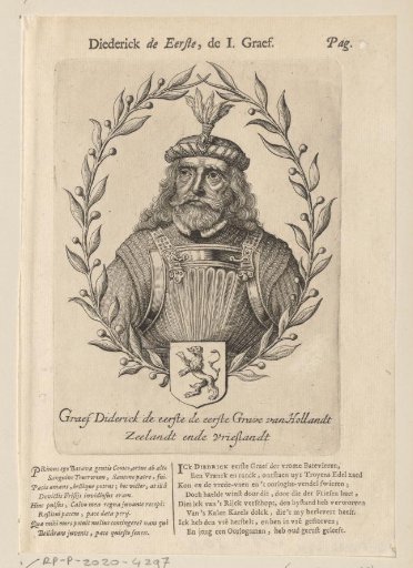 Portrait of Dirk I, Count of Holland