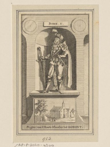 Portrait of Dirk I, Count of Holland