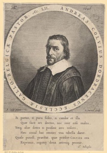 Portrait of Andreas Colvius