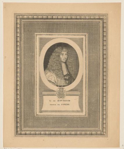 Portrait of Louis II de Bourbon-Condé, Duke of Enghien