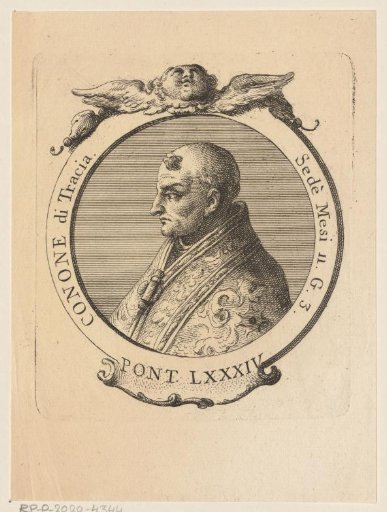 Portrait of Pope Conon