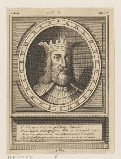 Portrait of Clovis I, King of the Franks