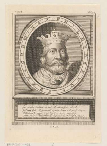 Portrait of Childebert I, King of the Franks