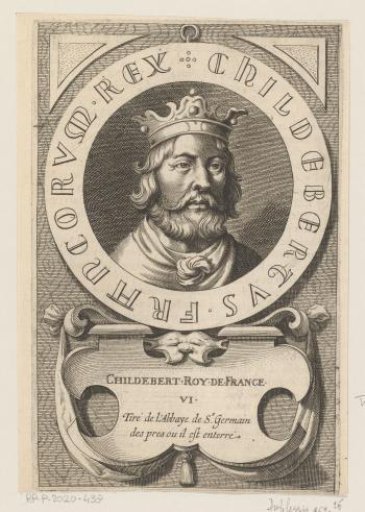 Portrait of Childebert I, King of the Franks