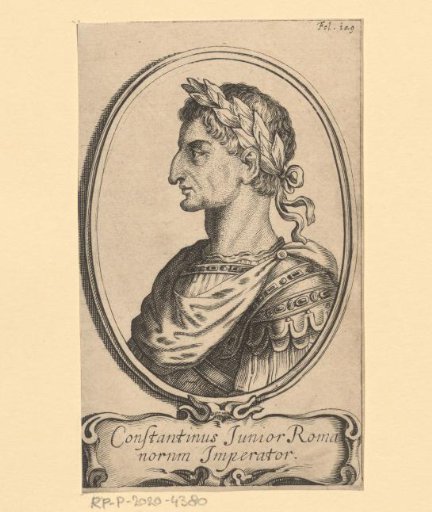Portrait of Constantine II, Emperor of the Roman Empire