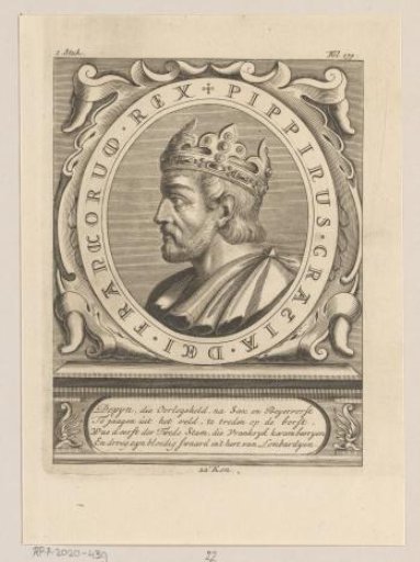 Portrait of Pepijn the Short, King of the Franks