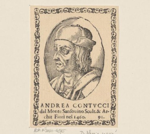 Portrait of Andrea Sansovino