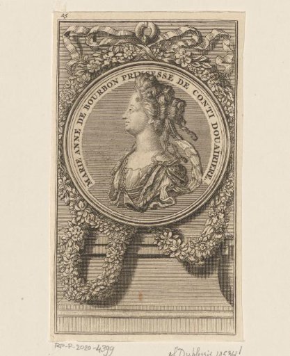 Portrait of Marie Anne de Bourbon