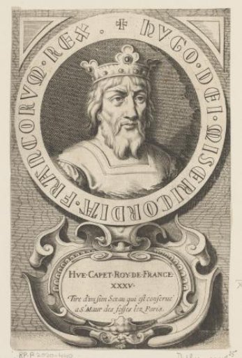 Portrait of Hugo Capet, King of France