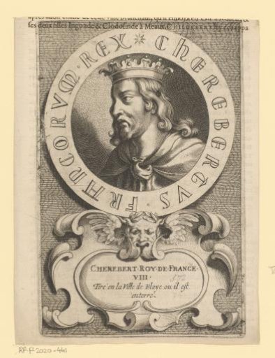 Portrait of Cherebert of France