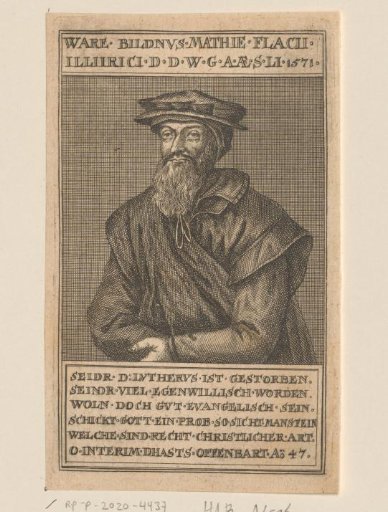Portrait of Matthias Flacius at the age of 51