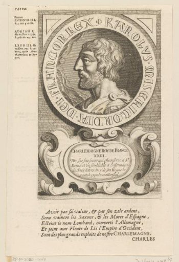 Portrait of Charlemagne, Emperor of the Holy Roman Empire