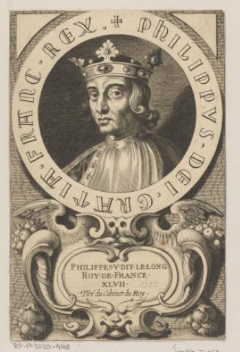 Portrait of Philip V, King of France