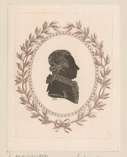 Silhouette Portrait of Alleyne FitzHerbert