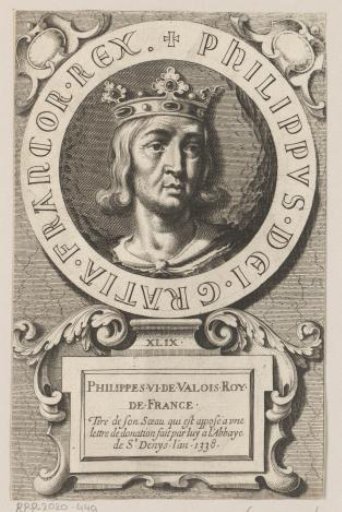 Portrait of Philip VI, King of France