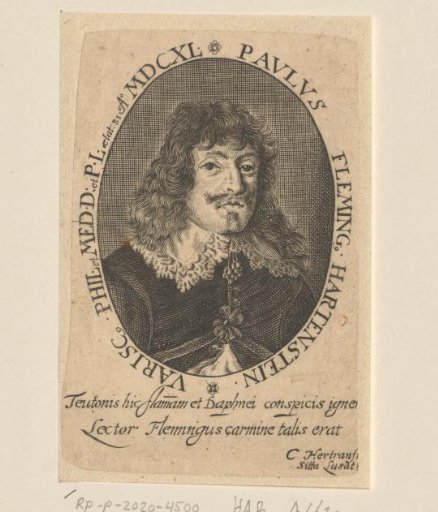 Portrait of Paul Fleming at the age of 31