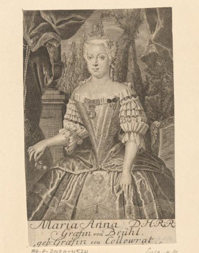 Portrait of Franziska Maria von Brühl