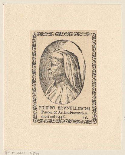 Portrait of Filippo Brunelleschi