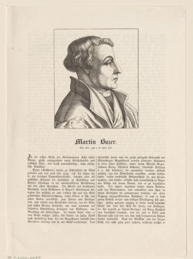 Portrait of Martin Bucer
