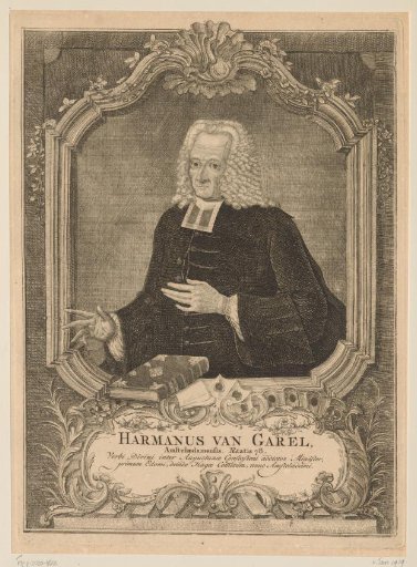 Portrait of Hermans van Garel at the age of 78