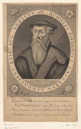 Portrait of Achilles Pirminius Gasser at the age of 72