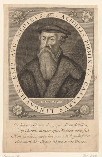 Portrait of Achilles Pirminius Gasser at the age of 72